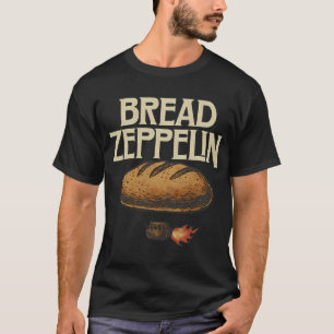 Bread Zeppelin Rock Band Parody T-Shirt