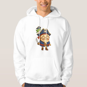 BreadTony the Pirate – Cute Food by MiniSnackWorld Hoodie