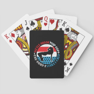 Break Dance Breakdancing Hip-Hop Dancer Girl Playing Cards