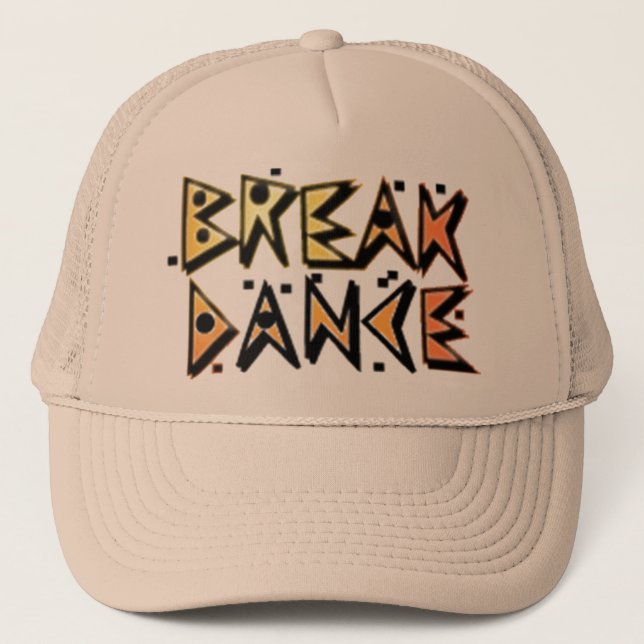 Break dance brown hat (Front)