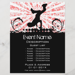 Break Dance Event Promotion Flyer
