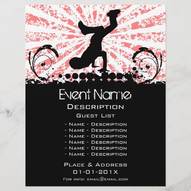 Break Dance Event Promotion Flyer (Front)