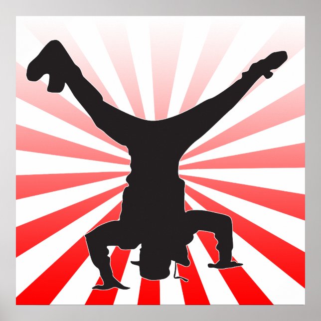 break dance explosion poster (Front)