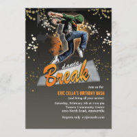 Break Dance Invitation