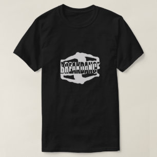 Break Dance Men's Black T-shirt