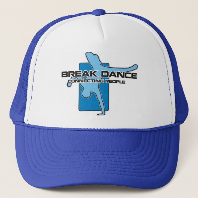 break dance trucker hat (Front)