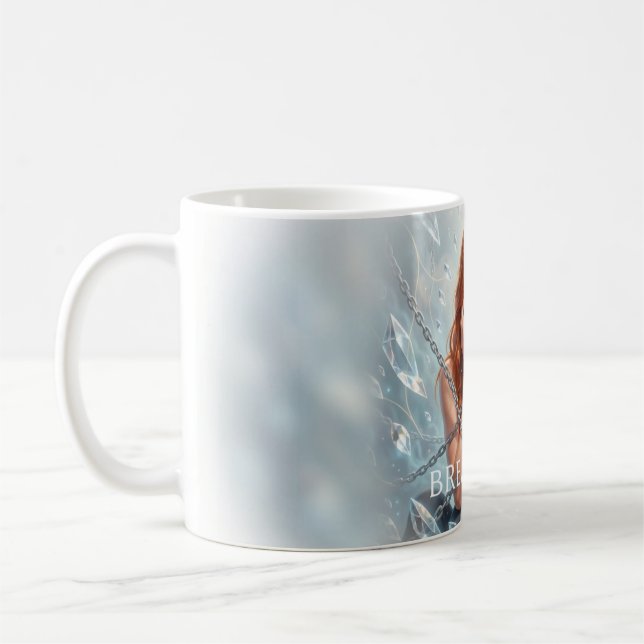 💎 Break Free Red Hair Warrior Mug (Left)