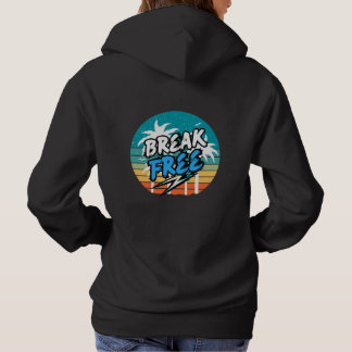 Break Free Retro Graphic Hoodie