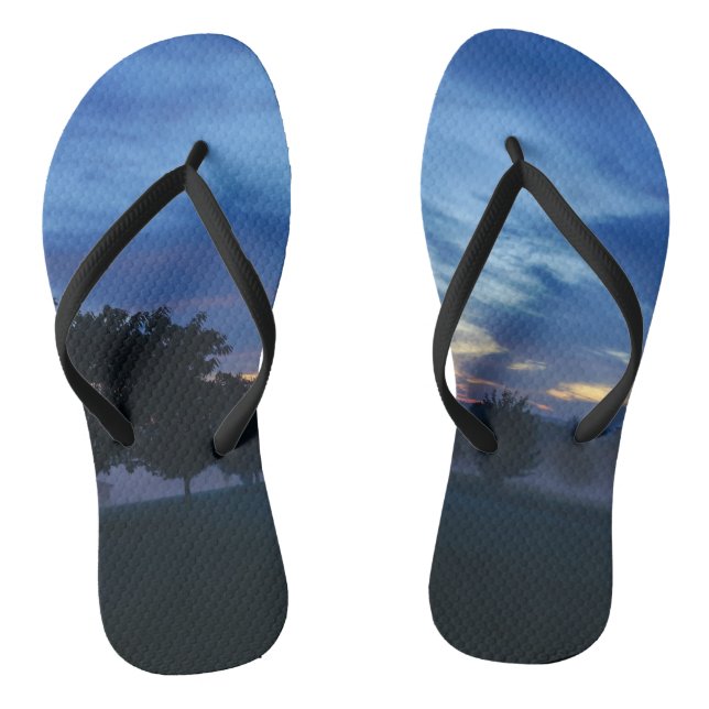 Break Of Dawn And Fog Thongs (Footbed)