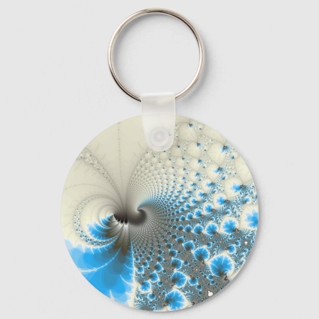 Break on Through - Fractal Art Key Ring (Front)