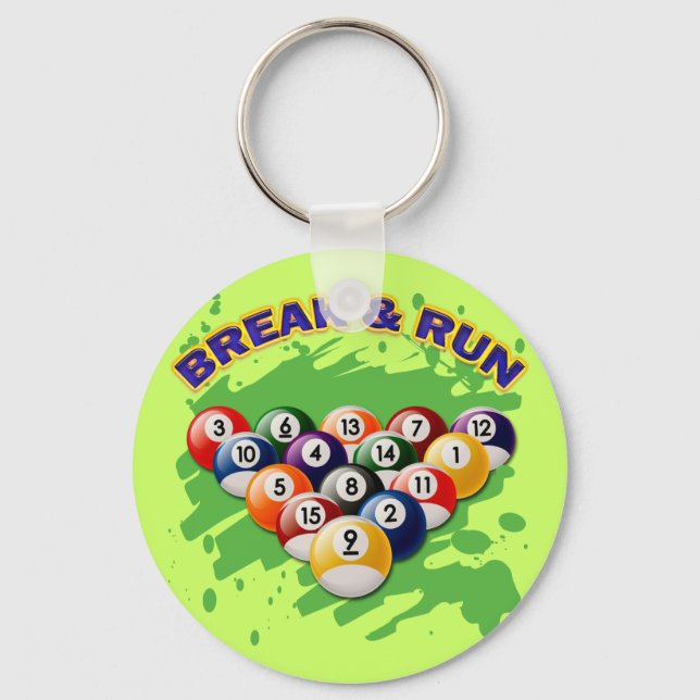 BREAK & RUN KEY RING (Front)