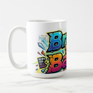 Break the Barrier. Motivational Typography T-Shirt Coffee Mug
