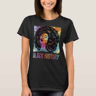 Break the Bias Pretty Black History T-Shirt