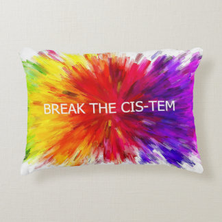 Break the Cis-tem Fleece Blanket Decorative Cushion