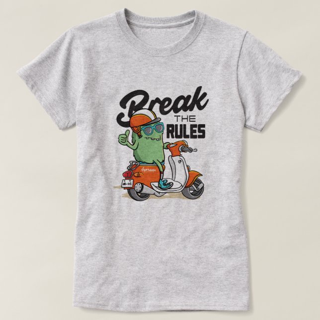 Break The Rules T-Shirt (Design Front)