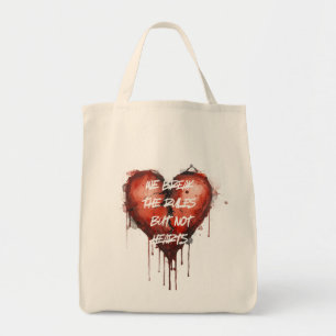 Break the rules tote bag