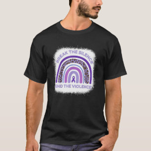 Break The Silence End Domestic Violence Awareness T-Shirt
