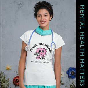 Break the silence mental health matters T-Shirt