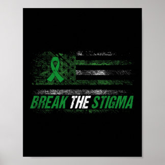 Break The Stigma Mental Health Awareness Month Ame Poster