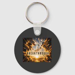 Break Through Those Mental Barriers Key Ring