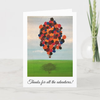 Break-up Card - Thanks for the adventures!