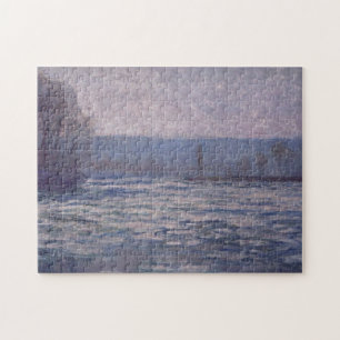 Break-Up of Ice on Seine Bennecourt Monet Fine Art Jigsaw Puzzle