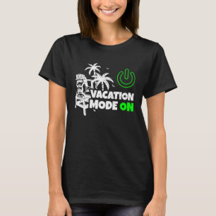 Break Vacation Mode On Pineapple Sea Chair Switch T-Shirt