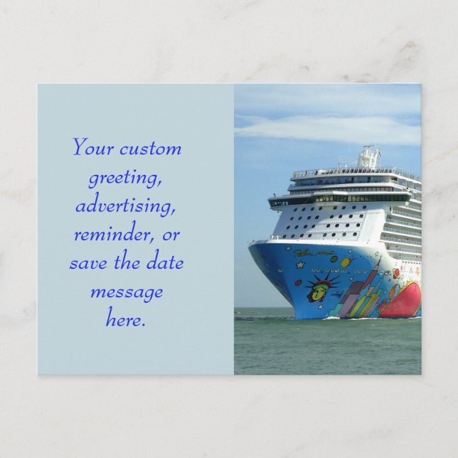 Breakaway Underway Custom Announcement Postcard (Front)