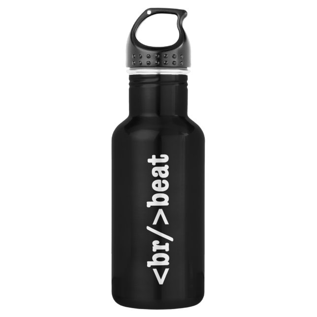 breakbeat HTML Code 532 Ml Water Bottle (Front)