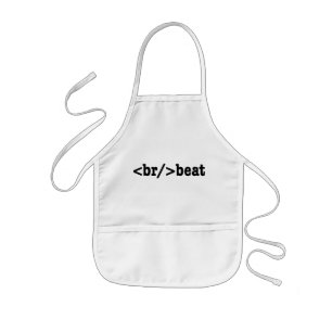 breakbeat HTML Code Kids Apron