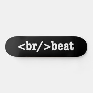 breakbeat HTML Code Skateboard