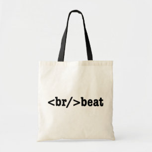 breakbeat HTML Code Tote Bag