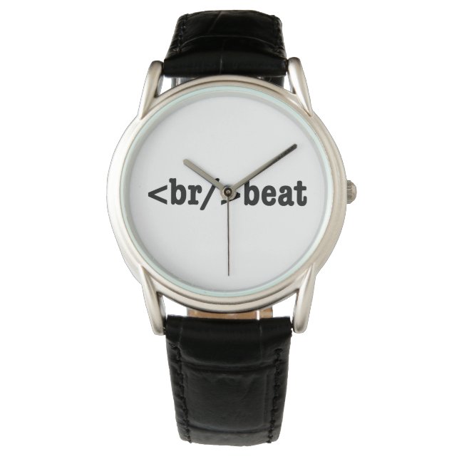 breakbeat HTML Code Watch (Front)