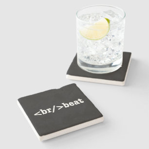 breakbeat HTML Stone Coaster