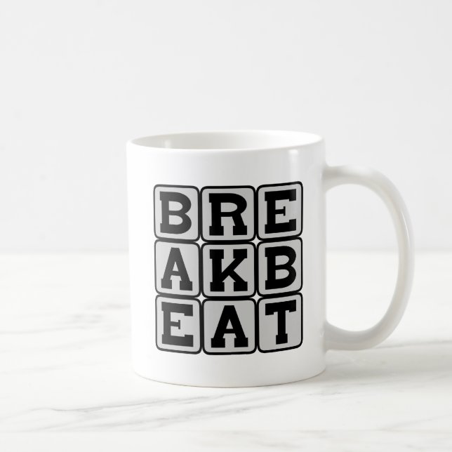 Breakbeat, Music Genre Coffee Mug (Right)