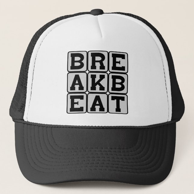 Breakbeat, Music Genre Trucker Hat (Front)