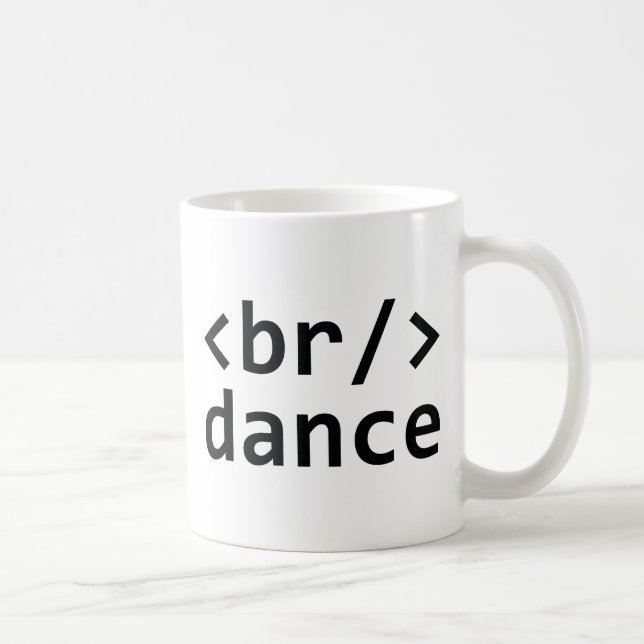 Breakdance Code Coffee Mug (Right)