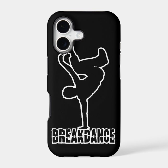 Breakdance custom colour iPhone case (Back)
