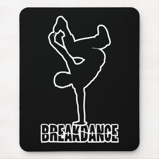 Breakdance custom colour mousepad (Front)