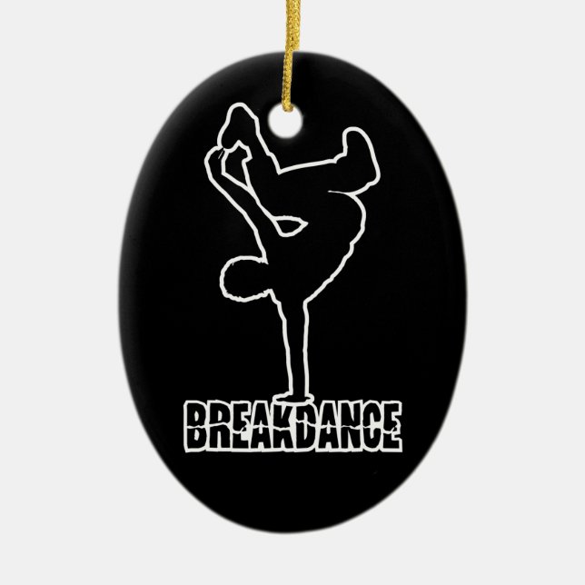 Breakdance custom colour ornament (Front)