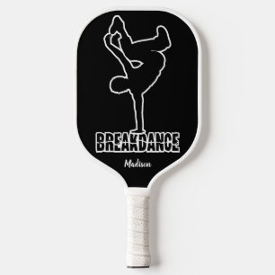 Breakdance custom name & colour pickleball paddle