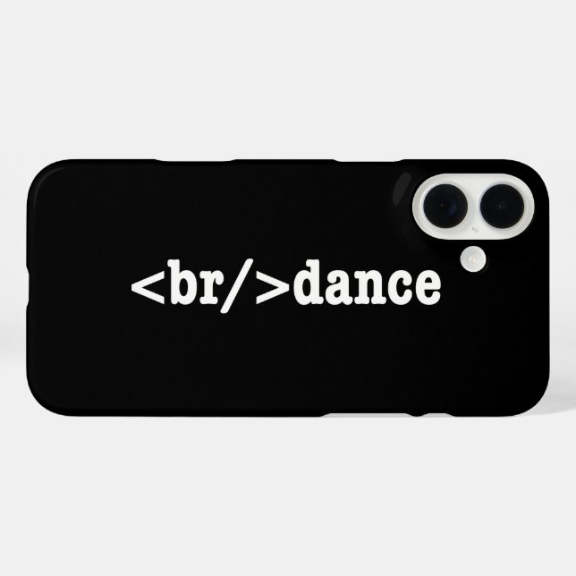 breakdance HTML Code Case-Mate iPhone Case (Back (Horizontal))