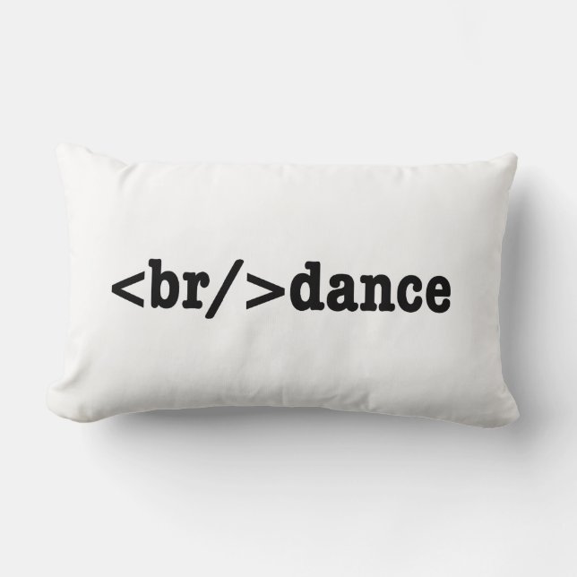 breakdance HTML Code Lumbar Cushion (Front)