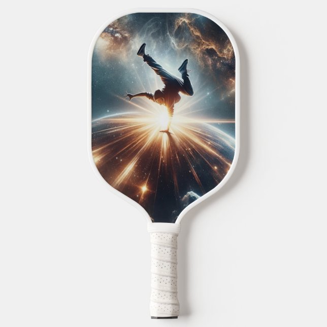 Breakdance meets the Universe Pickleball Paddle (Front)