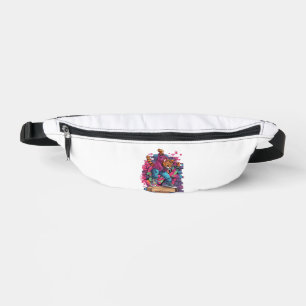 Breakdance Meow � Urban Graffiti Cat Dance Bum Bags