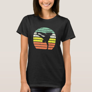 Breakdance Silhouette Breakdancing Vintage Retro S T-Shirt