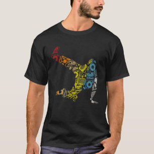 Breakdance Sillhouette Street Dance Breakdance  1 T-Shirt