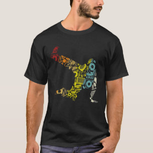 Breakdance Sillhouette Street Dance Breakdance  2 T-Shirt