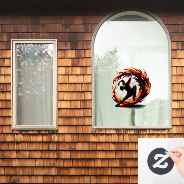 Breakdance Street Fire With Urban Energy  (Home Window)
