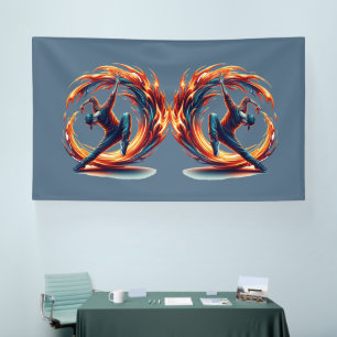 Breakdance Street Fire With Urban Energy  Banner